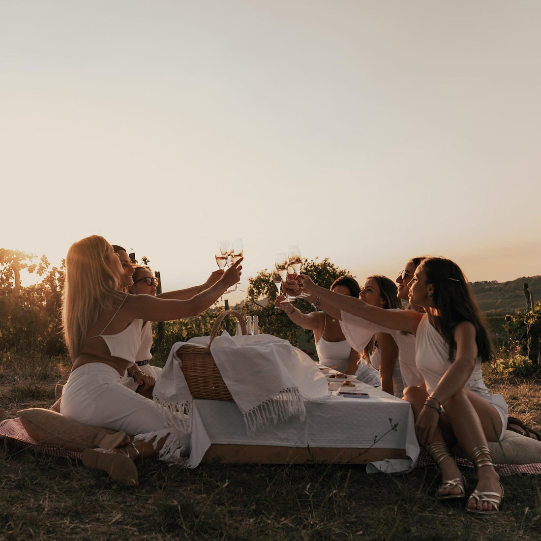 Oddone Prati - Pic Nic nel vigneto - Piemonte