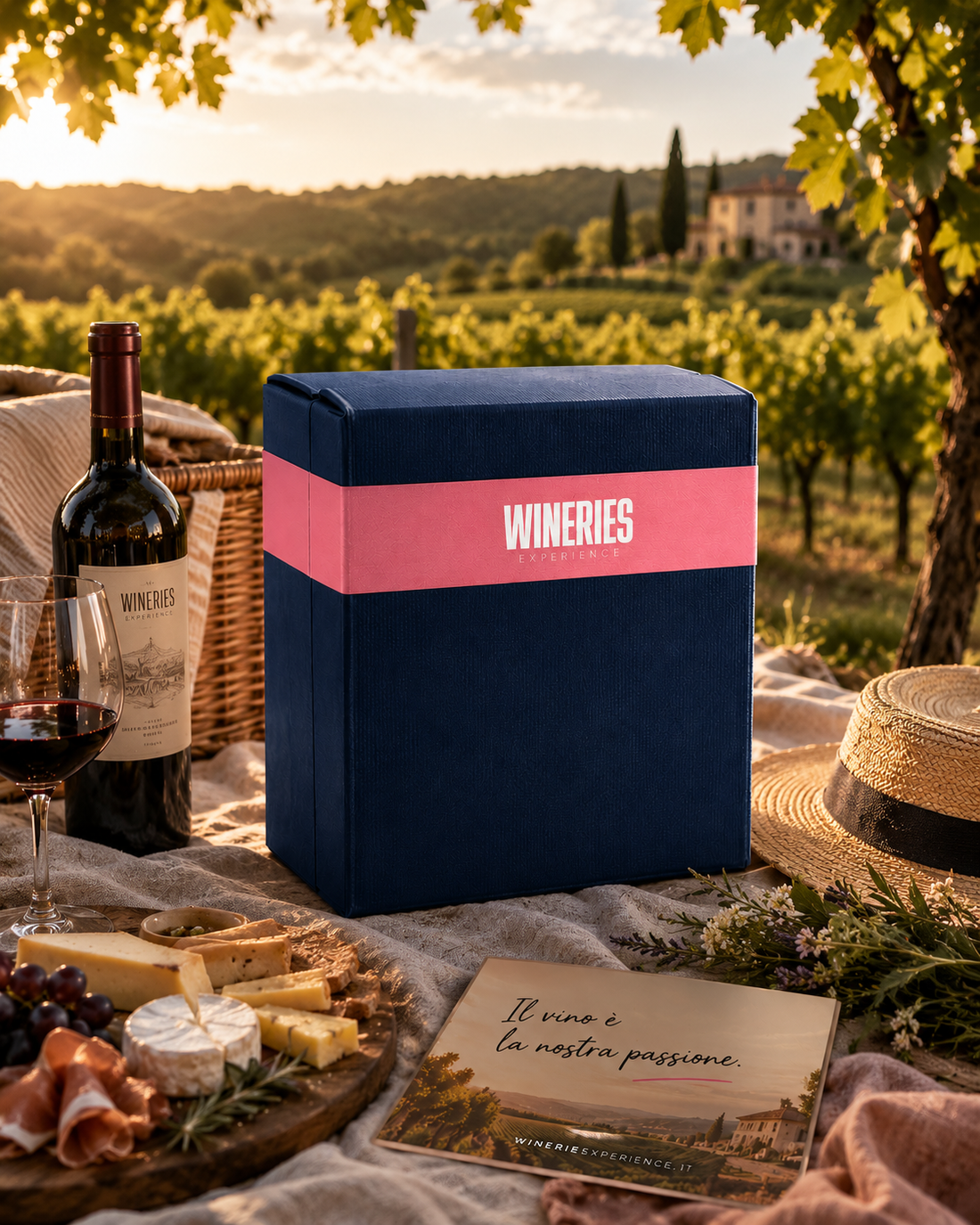 Gift Card Pranzo in vigna per due persone - Cofanetto Regalo WINERIES