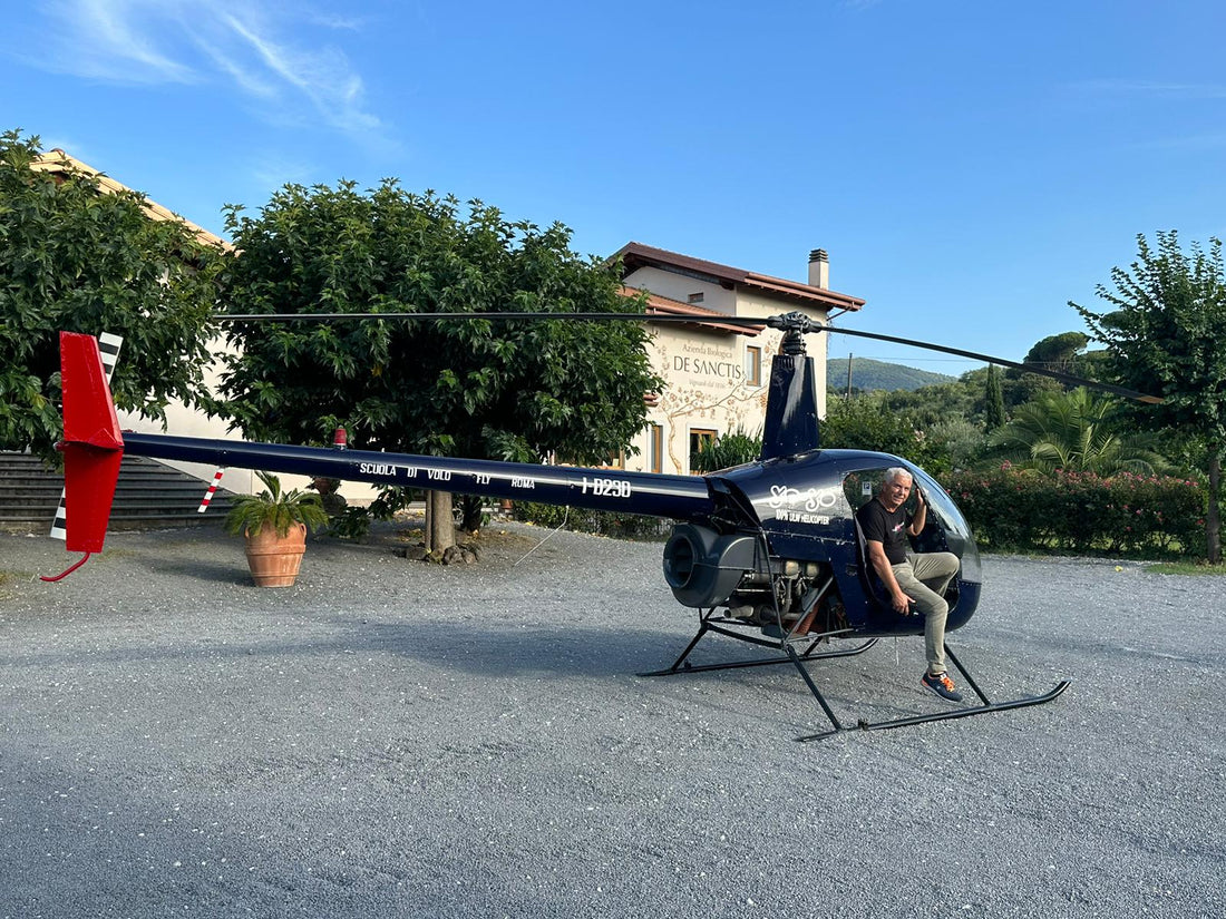 De Sanctis - Volo in elicottero e degustazione a Frascati